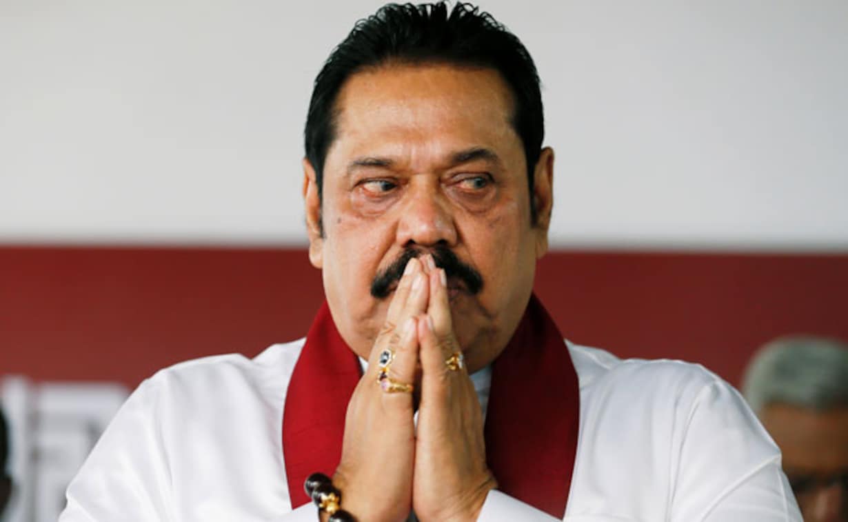 MaMahinda Rajapaksa resigned