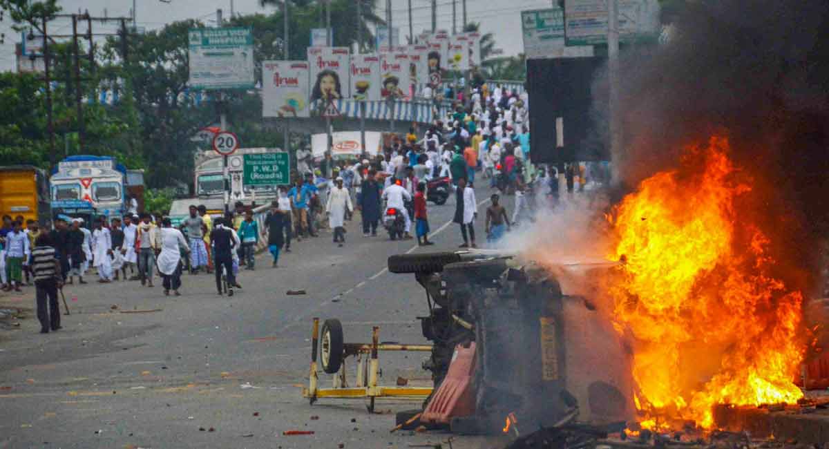 Howrah Protest