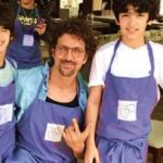 Hrithik with sons