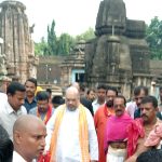 Amit Shah Lingaraj temple