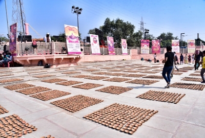 Diyas at Ayodhya