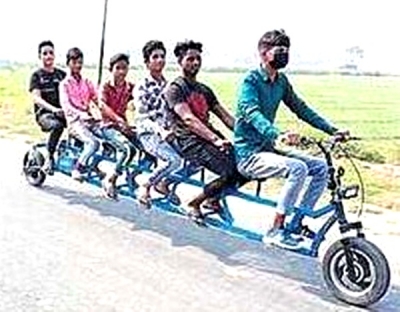 Six seater cycle