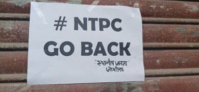 Joshimath NTPC face protest