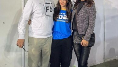 Raveena & Daughter with Anil