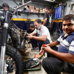 Rahul in auto repair shop