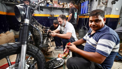 Rahul in auto repair shop