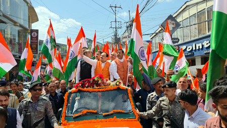 #TirangaYatra #JPNadda #HimachalPradesh #BJPIndia #Patriotism #LawAndOrder