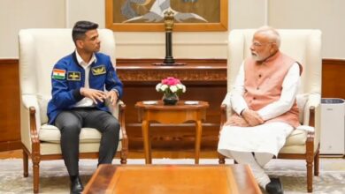 Astronaut Subhanshu Shukla meets Prime Minister Narendra Modi at his residence