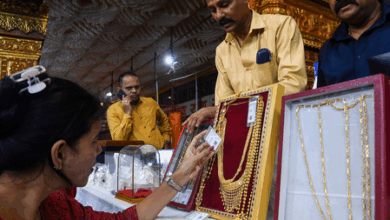gold reached a record high
