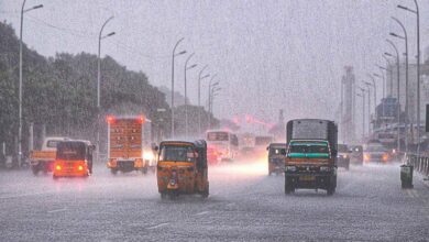 Heavy rain