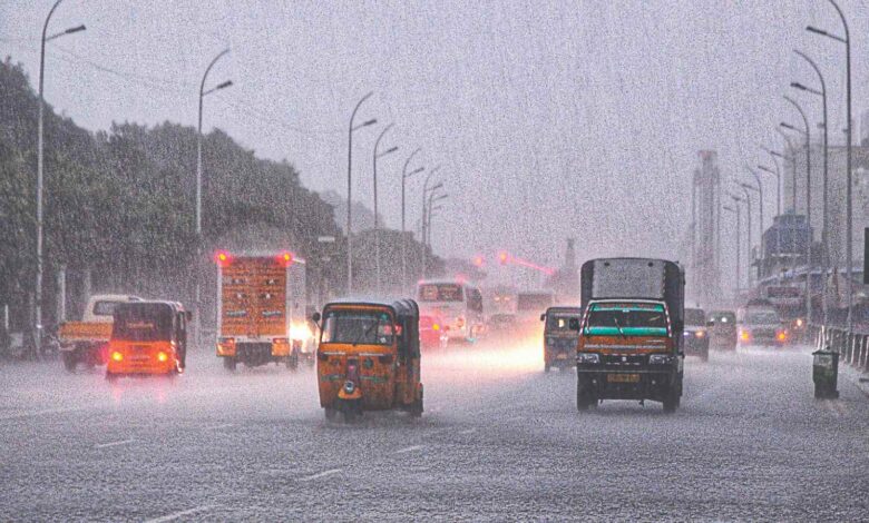 Heavy rain