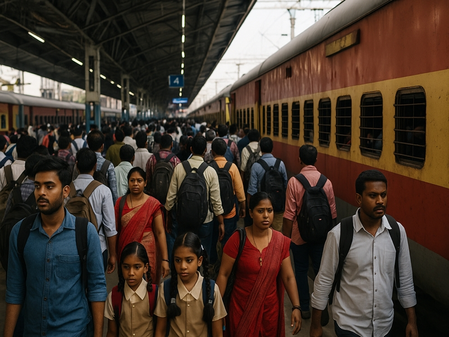 train passengers